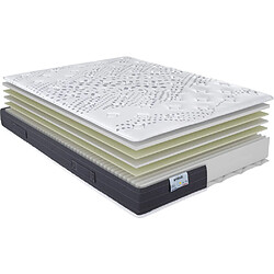 Acheter Ebac Matelas mousse + Sommier Omega Volcan 140x190 Myriade - H. 21 cm - Soutien équilibré