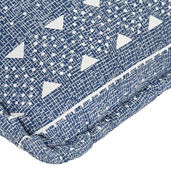 Acheter vidaXL Canapé pouf Indigo Tissu Patchwork