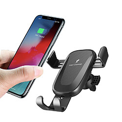 Xeptio Support universel de voiture avec Chargeur sans Fil QI Wireless à Induction pour OnePlus 9 PRO / One Plus 9 PRO 5G - Station de Chargement pour