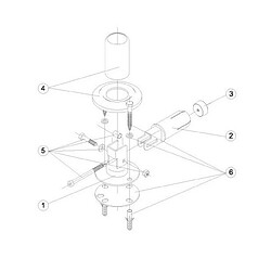 Avis Astral Ancrage articulé sur platine pour échelle Ø43mm