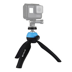 Wewoo Trépied bleu pour Smartphones, GoPro, appareils photo reflex numériques Pocket Mini avec 360 degrés Ball tête pas cher