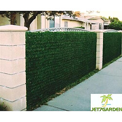 Jet7Garden Haie lux-2r -140 brins, 1,00mx3m Haie artificielle 140 brins vert thuya en rouleau 1 x 3 m