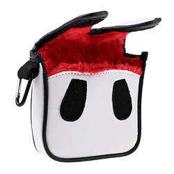 premium maillet de golf carré putter head cover club protège-tête rouge