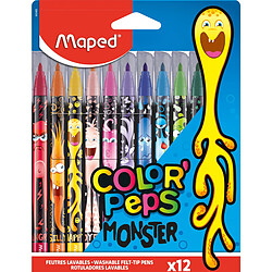 Maped Feutre COLOR'PEPS MONSTER, étui carton de 12 () 