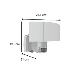 Applique filaire avec détecteur de mouvement IP44 (1000Lm 6000K A++) Blanc -Voltman