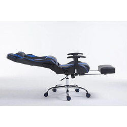 Non Chaise de bureau Racing Limit V2 en cuir artificiel avec repose-pieds pas cher