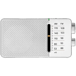 Sangean Sr-36 Blanco Radio Fm/am Altavoz Integrado Antena Telescópica Salida Auriculares