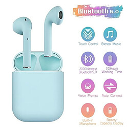 Ecouteurs inPods 12 Sans Fil Bluetooth pour iOS et Android - bleu 