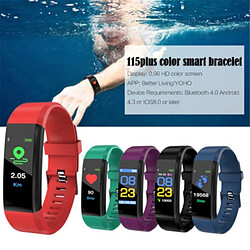 Wewoo Montre connectée ID115 0,96 pouces OLED écran Smart Watch Bracelet Podomètre Sport Fitness Tracker Vert pas cher