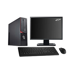 PC Fujitsu E920 DT 27" Gaming GTX 1050Ti i7-4790 RAM 32Go 240Go SSD + 2To W10 - Occasion