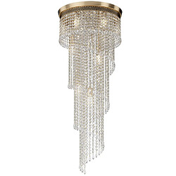 MAYTONI Lustre Doré Antique & Cristal, 12 Lumières, E14 