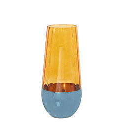 Vase Alexandra House Living Bleu Verre 12 x 25 cm