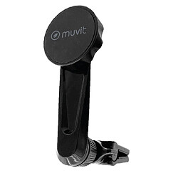 Muvit Support Voiture Universel Magnétique Déporté en Plastique avec Rotule Pivotable Noir 