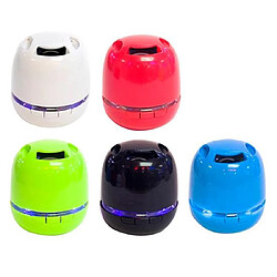 Yonis Enceinte Bluetooth Mini Portable LED Rouge pas cher