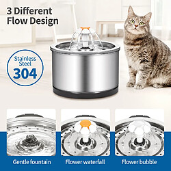 Avis Universal Fontaine automatique d'eau pour chat, distributeur d'eau PET de 84 oz/2,5 l, filtre de filtration, eau électrique pour la santé et l'hygiène des petits chiens | Fournitures d'arrosage pour l'alimentation des chats