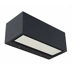 Lutec - Gemini - Applique Carré, 500lm, Métal, Intégré, 10.5 W, IP54 1891 S GR