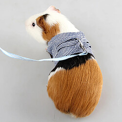 Avis Hurtless Hamster Vest Leash Collar Harnais Lead Rope Chest Strap L Blue