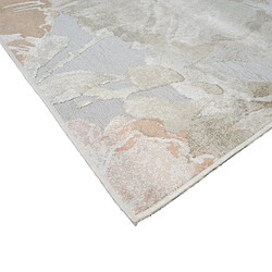 Avis Thedecofactory VERDIO FLOWER - Tapis en viscose motif fleurs en relief gris 160x230