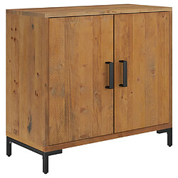 vidaXL Buffet Marron 75x35x70 cm Bois de pin massif