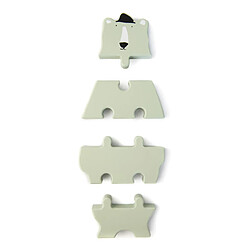 Trixie Baby Puzzle formes animaux en bois - Mr Polar bear