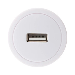 Chargeur USB 2,1A compact Blanc - Zenitech