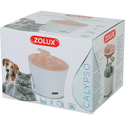 ZOLUX Fontaine à eau pour chiens et chats Calypso 3 litres rose. Fontaine à eau pour chiens et chats Calypso 3 litres rose