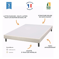 Avis Ebac Matelas mousse + Sommier SR15 Volcan 80x200 Myriade - H. 21 cm - Soutien équilibré