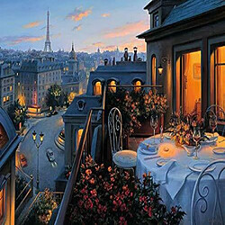 Ravensburger Paris Balcony 1000 Piece Jigsaw Puzzle for Adults - chaque piAce est unique, la technologie Softclick signifie que les piAces semboAtent parfaitement