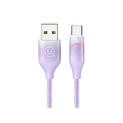 Eko Câble de chargement 66W USB-A à Type-C 1.2m Display XM Violet