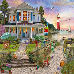 Acheter Schmidt Spiele-La Maison de Plage, Puzzle de 1000 pièces, 58990, Coloré