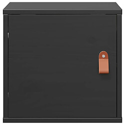 Acheter vidaXL Armoire murale Noir 31,5x30x30 cm Bois de pin massif