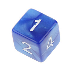 20 pièces six faces dés d6 pour jouer à d u0026 d rpg party game bleu et rouge