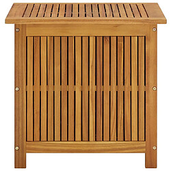 Helloshop26 Coffre boîte meuble de jardin rangement 60 x 50 x 58 cm bois d'acacia solide 02_0013039