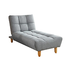 Vente-Unique Canapé modulable convertible en tissu gris ESTEBAN pas cher