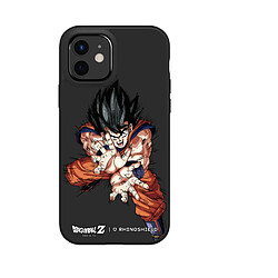 RhinoShield Coque Compatible avec [iPhone 12 / 12 Pro] SolidSuit - Coque Fine Licence Officielle Dragon Ball Z avec Technologie Absorption des Chocs - Noir - Goku 