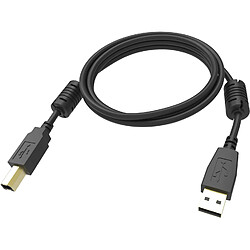 Vision TC 2MUSB/BL 1 câble USB 2 m USB 2.0 USB A USB B Noir 