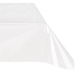 Decorline Nappe cristal rectangle - 140 x 240 cm - PVC - Transparent