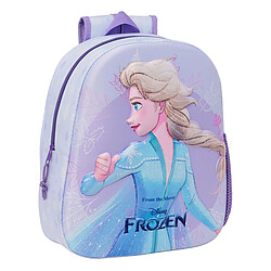 Sac à dos enfant 3D Frozen Lila 27 x 33 x 10 cm 