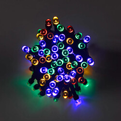 Smart Garden Guirlande lumineuse solaire 50 LED multicolores longueur 6.9 m STAR