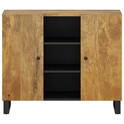 Avis Maison Chic Buffet commode,console avec 2 portes pour rangement 90x33x75 cm bois massif de manguier -MN15017