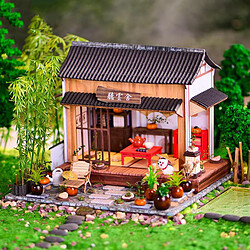 Avis Dollhouse Miniature avec des Meubles Jardin Décoration, BRICOLAGE En Bois Dollhouse Kit Chinois Style Chalet, 1:24 Échelle Creative Chambre