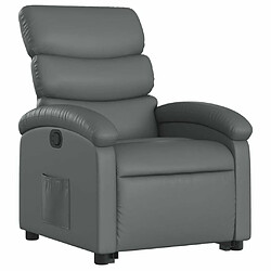 Avis Maison Chic Fauteuil Relax pour salon, Fauteuil inclinable Gris Similicuir -GKD84510