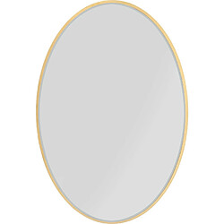 Karedesign Miroir Jetset ovale 94x64cm doré Kare Design