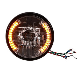 Justgreenbox Indicateurs de clignotants à LED ronds pour phares de moto de 7 " - 32976168162