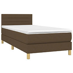 Avis Sommier à lattes,Cadre à lattes de lit pour Adulte matelas et LED Marron foncé 100x200cm -MN73400