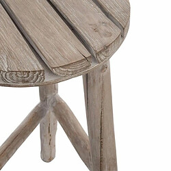 Paris Prix Tabouret Rond en Bois Adem 53cm Naturel