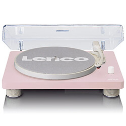 Lenco Platine vinyle avec haut-parleurs intégrés et encodage USB LS-50PK Rose 