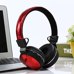 Wewoo Écouteur Bluetooth S36 4.2 Casque BluetoothLecture et commutation de musiqueRéglage du volume et réponse Rouge 