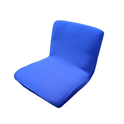 Spandex extensible basse courte chaise de dossier couvercle de tabouret de bar bleu