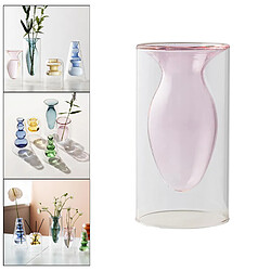 Acheter Moderne Bonsaï Fleur Vase Nouveauté Planteur Pot Maison Bureau Chambre Décoration Rose